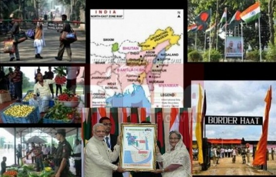  â€˜Landlockedâ€™ Tripura becoming commercial Gateway to Southeast Asiaâ€™s under Modi Era, Tripura's 2 border haat projects get momentum : Indo-Bangla Maitri-Fair kicked off at Bangladesh